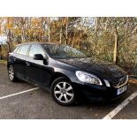 2011 [YR11 TZF] Volvo V60 D3 (163bhp) ES (2.0 Diesel) in Black, 5-door estate, 6-Speed Manual, 18,