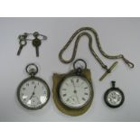 A Chester Hallmarked Silver Cased Openface Pocketwatch, the 'Express English Lever J.G. Graves
