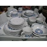 A Noritake Progression 'Blue Moon' Tea and Dinner Service, of approximately fifty four pieces