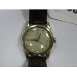 Omega; A Vintage Seamaster Automatic Gent's Wristwatch, the signed dial with line marker, (