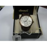 Ingersoll; A Modern Automatic Gent's Wristwatch, (Remington IN8008RWH) in original box.