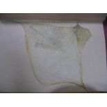 A Mid XX Century Birth Caul, the amniotic membrane which can cover a newborn's face.