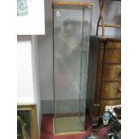 A Freestanding Display Cabinet, 43cm wide.