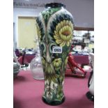 A Moorcroft Pottery Vase, painted in the 'Trial' Dent de Lion pattern, designed by Rachel Bishop,