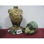 A Burslem Pottery Grotesque Bird Figure "Mrs Boris the Gangsters Mol", inspired by Martin