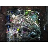 A Mixed Lot of Assorted Costume Jewellery, including dress rings, beads, bracelets, sunglasses,