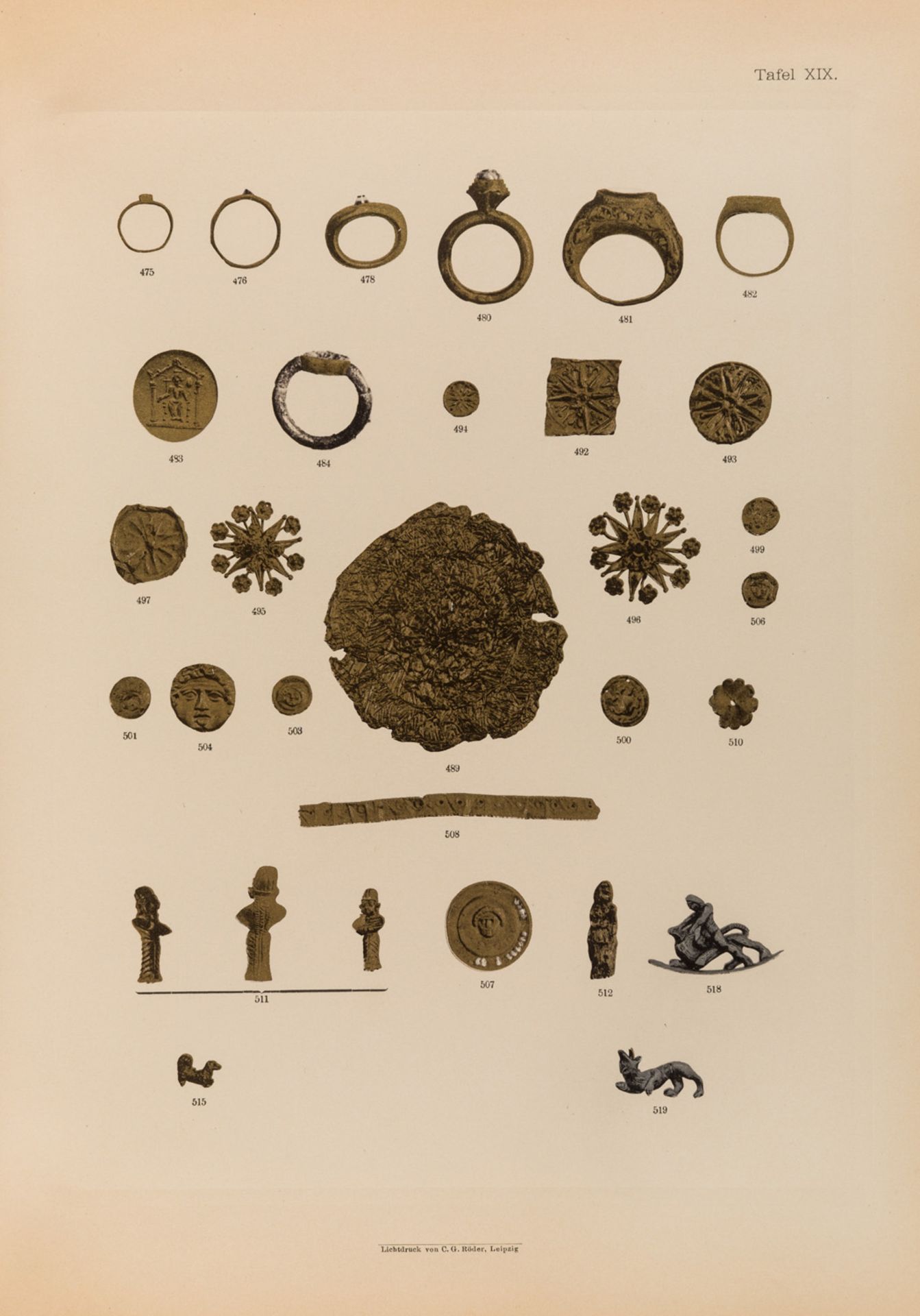 KLASSICH-ANTIKE GOLDSCHMIEDEARBEITEN IM BESITZE A.J. VON NELIDOW, 1903 - Bild 11 aus 17