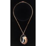 AN ERTE LIMITED EDITION NECKLACE, "BEAUTY OF THE BEAST"
