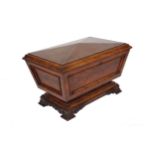 WILLIAM IV PERIOD MAHOGANY WINE CELLARET