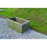 EIGHTEENTH-CENTURY STONE TROUGH