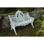 HEAVY CAST IRON GARDEN BENCH