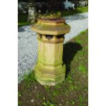 OLD TERRACOTTA CHIMNEY POT