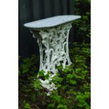 ROCOCO CAST IRON GARDEN PLANT TABLE