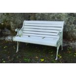 CAST IRON GARDEN BENCH