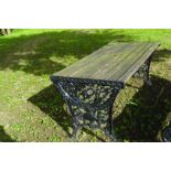 CAST IRON GARDEN TABLE