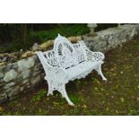 HEAVY CAST IRON GARDEN BENCH