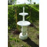 TWO TIER CAST IRON FOUNTAIN