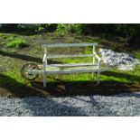 RARE WOODEN METAMORPHIC GARDEN BENCH/WHEELBARROW