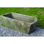 LARGE 18TH CENTURY STONE TROUGH