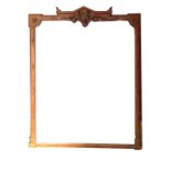 NINETEENTH-CENTURY GILT FRAMED OVERMANTLE MIRROR