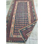 ANTIQUE CAUCASIAN FLAT WEAVE CIRCA 1880