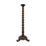 NINETEENTH-CENTURY ROSEWOOD CANDLE STAND