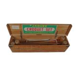 CASED JACQUES CROQUET SET