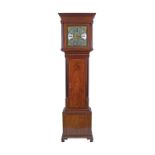 EIGHTEENTH-CENTURY IRISH MAHOGANY LONG CASE CLOCK