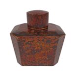 NINETEENTH-CENTURY JAPANESE LACQUERED TEA CADDY