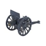 NINETEENTH-CENTURY MINIATURE BRONZE CARRIAGE