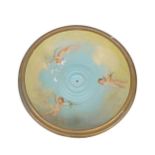 PAIR OF NINETEENTH-CENTURY PAINTED PLASTER CEILING DOMES