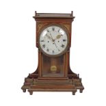 LARGE NAPOLEON III PERIOD BRASS MOUNTED MAHOGANY CASED BRACKET CLOCK