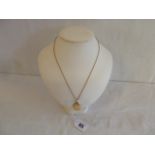 9ct Gold locket and chain