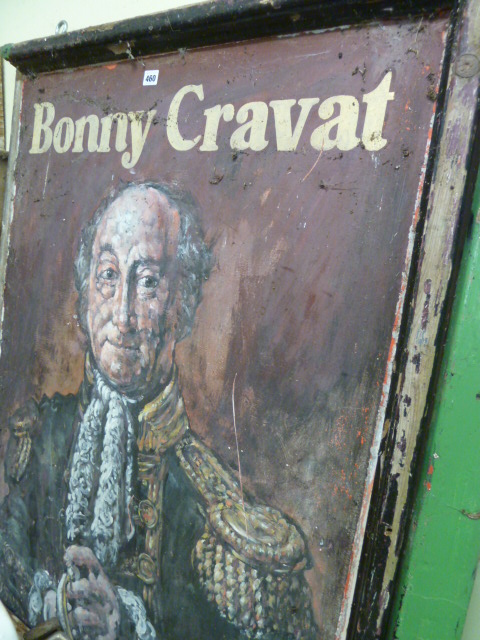 Vintage painted pub sign 'Bonny Cravat' and a modern pub sign - George Inn (2) - Image 3 of 3