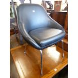 Verco 1960's leatherette office chairs (2)