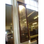 Pair Victorian mahogany frame pier glass mirrors