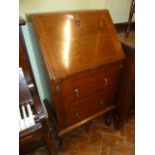 Early 20thC oak bureau