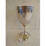 8" Silver athletics trophy cup - Sir Herewood Wake - Northampton AAC - London 1867