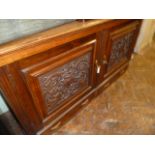 Victorian mahogany combination cabinet (no base)
