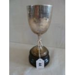 Silver trophy cup - Southwold Sea Anglers Society Challenge Cup - presented by Andrew J Critten Esq