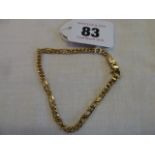 9ct Gold link bracelet