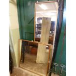 Wooden frame mirrors (2)