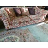 Large Tetrad chenille Chesterfield 4 seater sofa