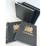 Stanley Gibbons Great Britain Luxury Stamp Albums I & II used condition,