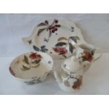 Spode Fruit Haven bowl, teapot,