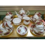 Royal Albert Old Country Roses tea set