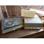 ITT Stereo 1040 record player and Bush SRP 59 compact record player (2)