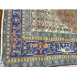 Blue ground Senadesh carpet ( 9' x 6')