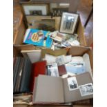 Ephemera - photography albums, autograph book,