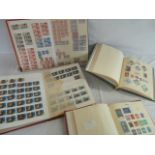 Stamp albums - fairly complete Worldwide and Great Britain (4)